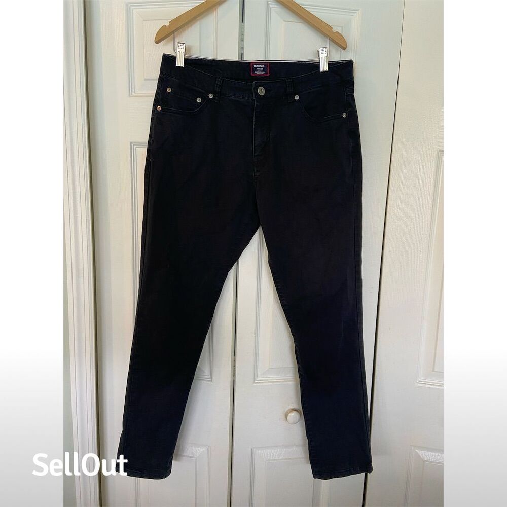 UNTUCKit Men's Slim Fit Black Jeans W33 L32 5-Pocket Stretch Denim